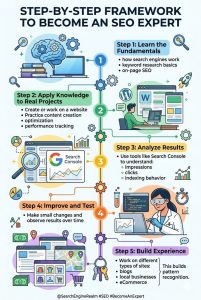 Step-by-Step Framework to Become an SEO Expert