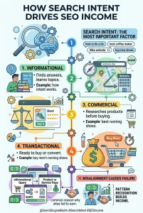 Search Intent Drives SEO Income