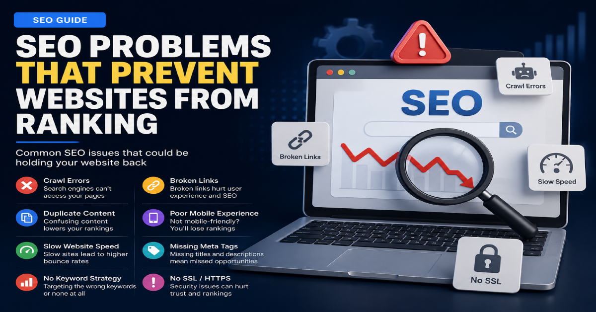 SEO Problems That Prevent Websites From Ranking