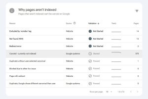 index bloat and zombie pages in Google Search Console index coverage