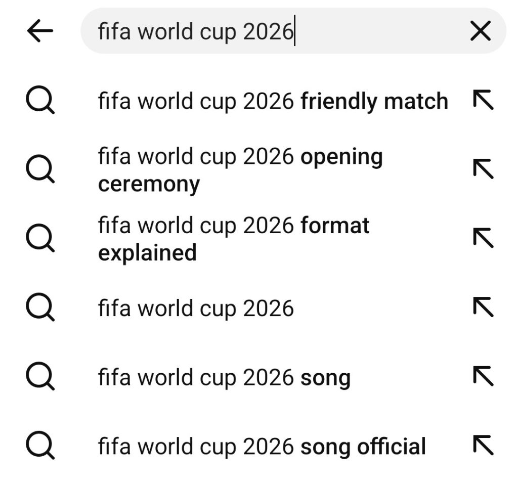 YouTube Shorts search results showing how titles affect social search ranking